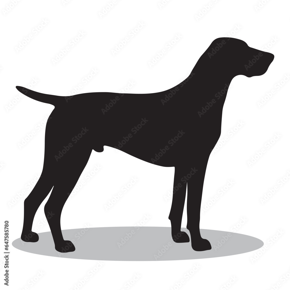 German shepherd Silhouette, cute German shepherd Vector Silhouette, Cute German shepherd cartoon Silhouette, German shepherd vector Silhouette, German shepherd icon Silhouette, German shepherd 