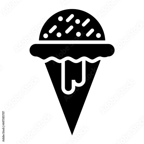 Ice cream Vector Icon Design Illustration