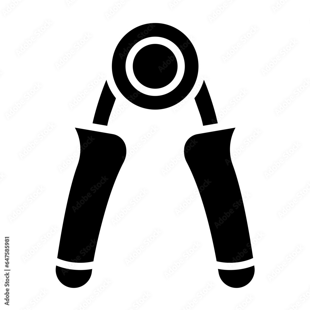 Hand Grip Vector Icon Design Illustration Hand Grip Vector Icon Design Illustration