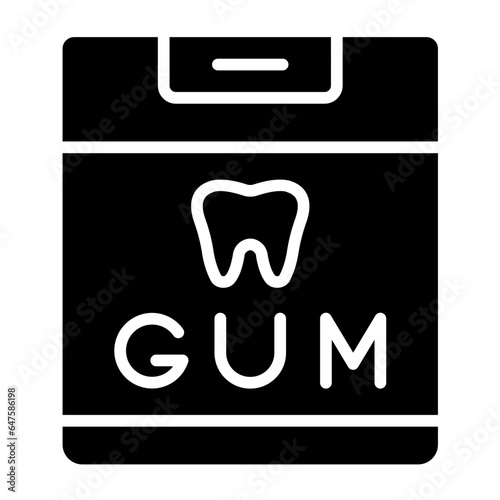 Chewing Gum Vector Icon Design Illustration