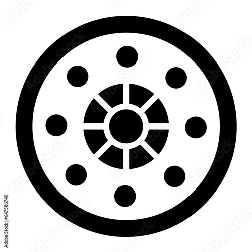 Flange Vector Icon Design Illustration