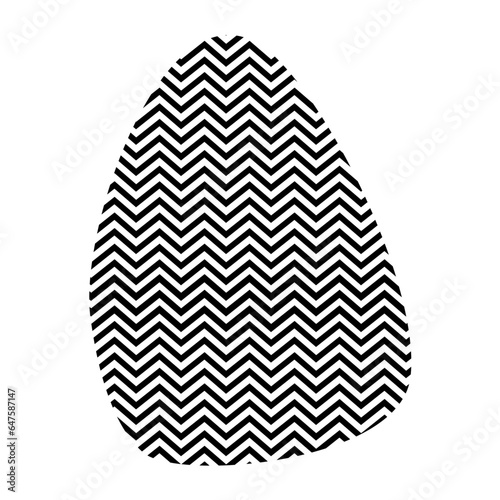 Zigzag lines with Organic liquefied and fluid shape contemporary line shape illustration