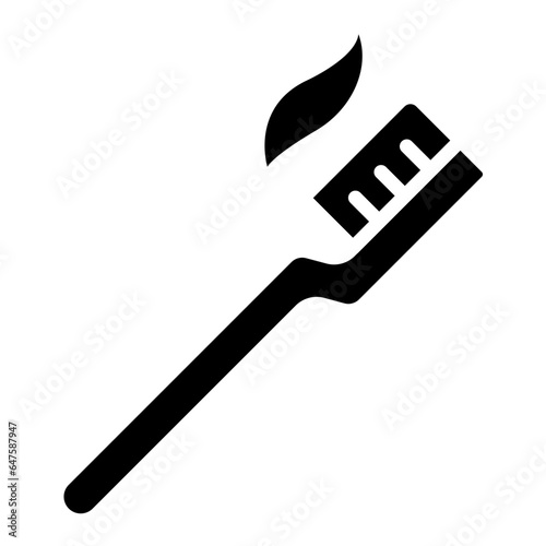 Tooth Brush Vector Icon Design Illustration