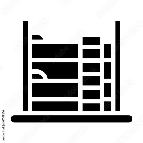 Bunk Bed Vector Icon Design Illustration