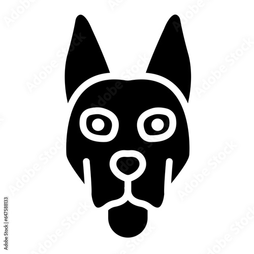 Dog Vector Icon Design Illustration