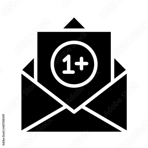 Unread Vector Icon Design Illustration