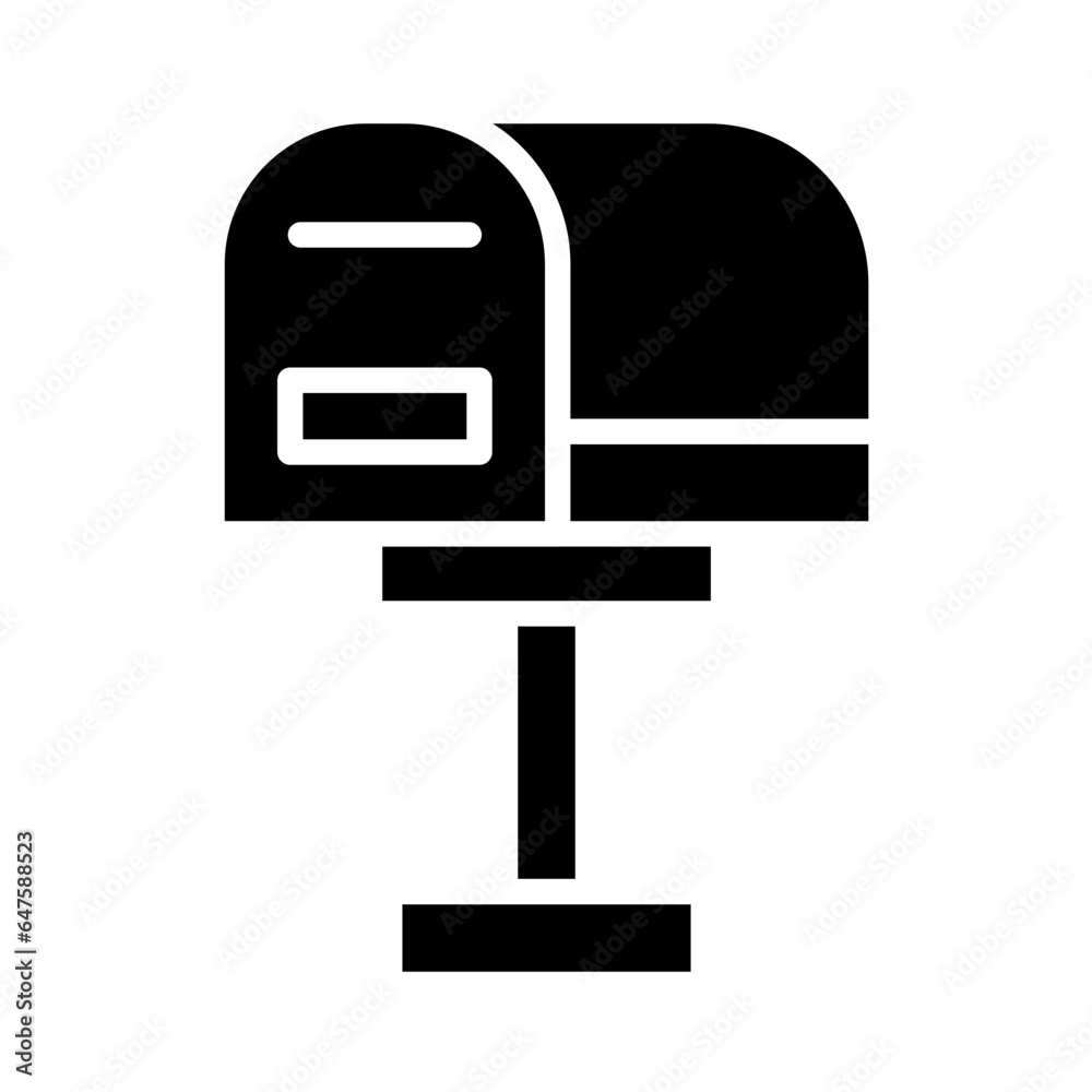 Mail Box Vector Icon Design Illustration Mail Box Vector Icon Design Illustration