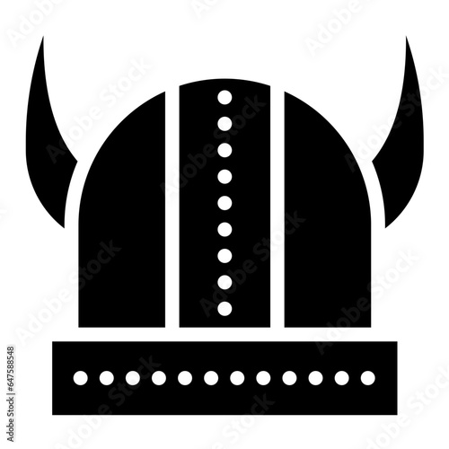 Viking helmet Vector Icon Design Illustration