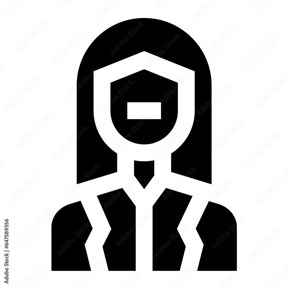 Female Vector Icon Design Illustration Female Vector Icon Design Illustration