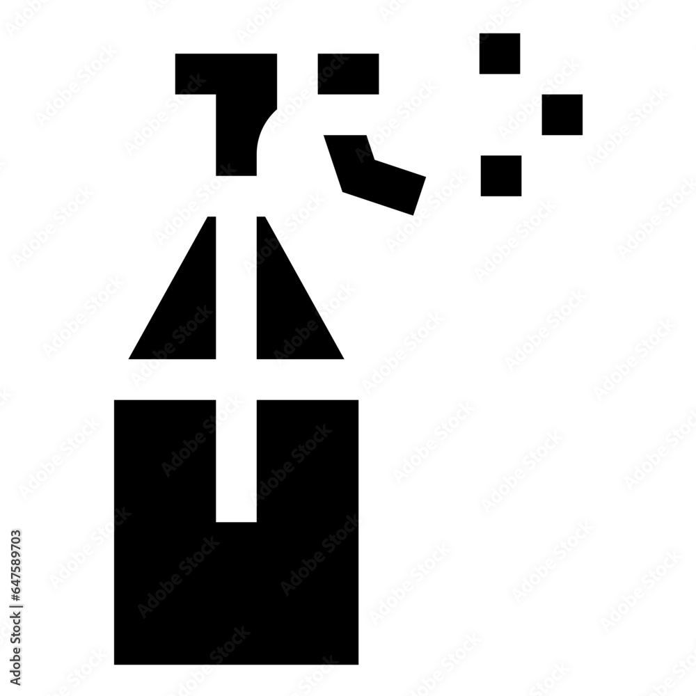 Obraz premium Spray bottle Vector Icon Design Illustration