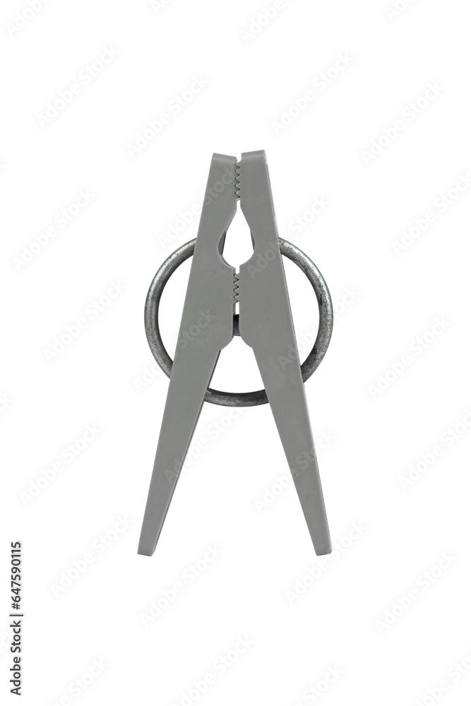 plastic old clothespin isolated from background plastic old clothespin isolated from background