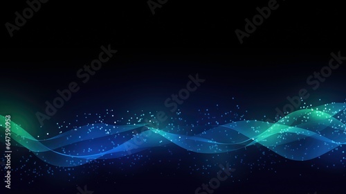 Illustration of a futuristic digital circuit, abstract sci-fi user interface concept with gradient dots and lines, representing artificial intelligence on an abstract vector background.
