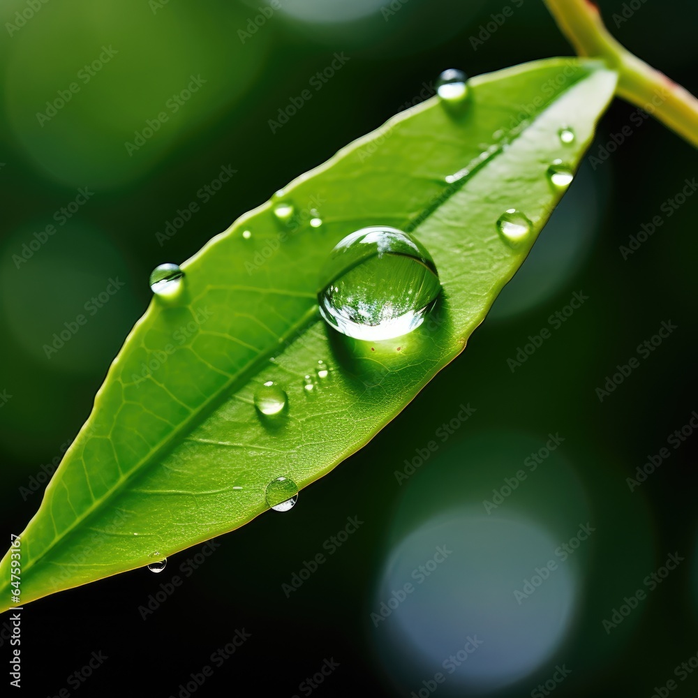 dew on leaf dew on leaf