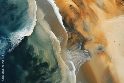 drone footage of sand beach dune