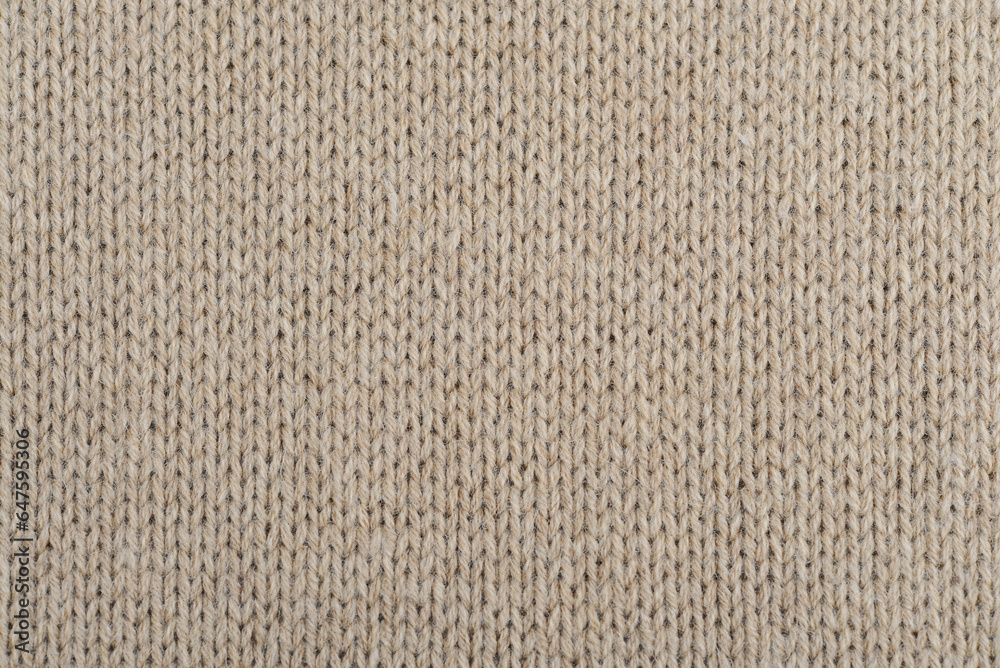 Beige handmade Knitted Fabric Texture Beige handmade Knitted Fabric Texture