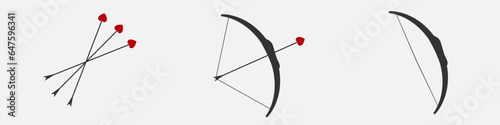 Bow and arrows of love