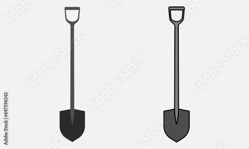 Cartoon shovel