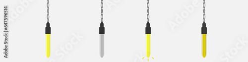 Four LED lamps