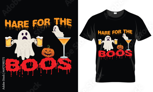 
Eat Drink and Be Scary. Halloween t shirt design, trick or beer, let's get smashed