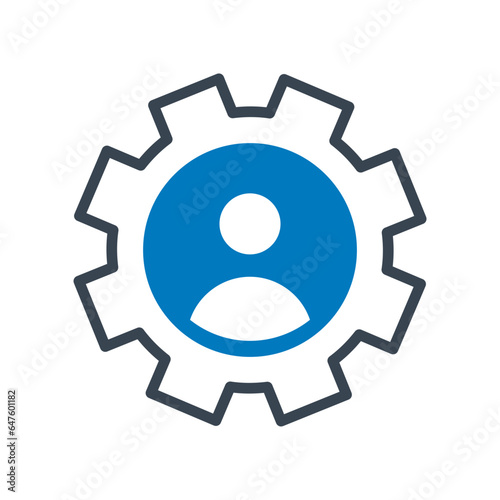 Human settings Vector Icon

