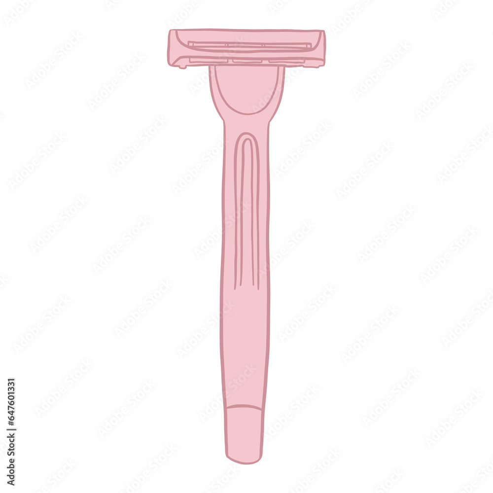 Pink Shaving Razor Blade Pink Shaving Razor Blade