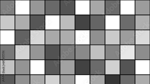 Black abstract square mosaic background