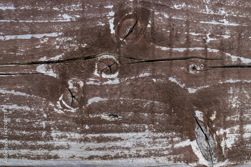 Gray aged wood background close up.