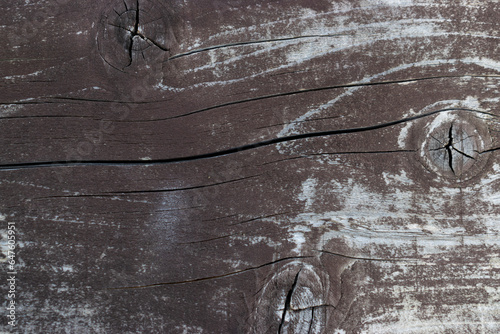 Gray aged wood background close up.