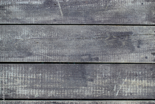 Gray aged wood background close up.