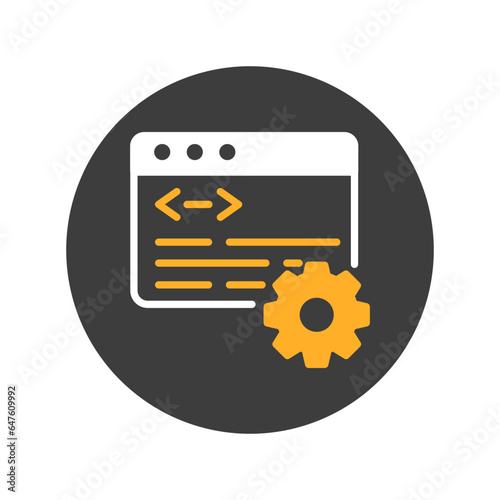 Coding preferences Vector Icon

