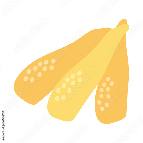 数の子。フラットなベクターイラスト。
Pickled herring roe. Flat designed vector illustration.
