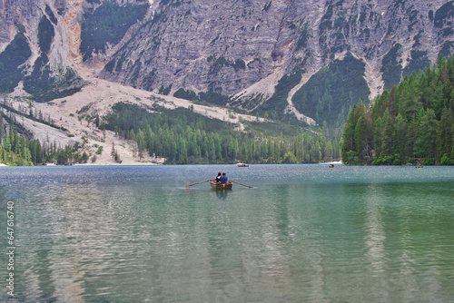 canoe on lake
