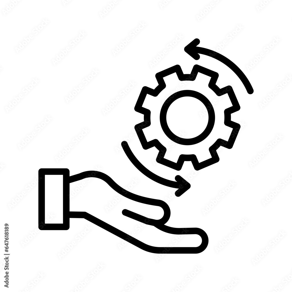 Work process Vector Icon

