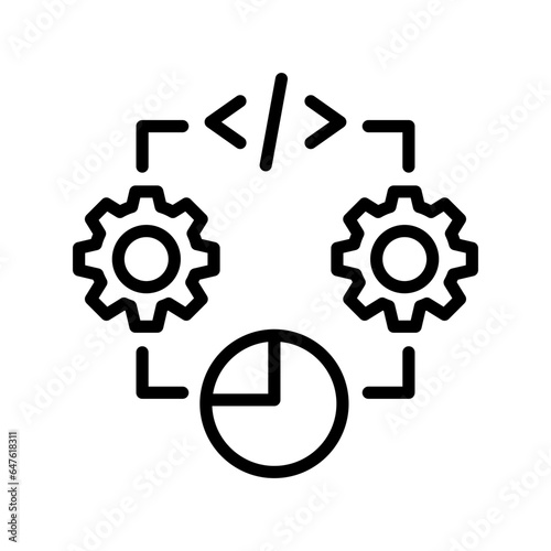 Coding preferences Vector Icon


