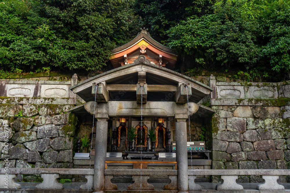 Kiyomizu-dera , Kiyomizu temple in Kyoto during summer at Kyoto Honshu , Japan : 2 September 2019 Kiyomizu-dera , Kiyomizu temple in Kyoto during summer at Kyoto Honshu , Japan : 2 September 2019