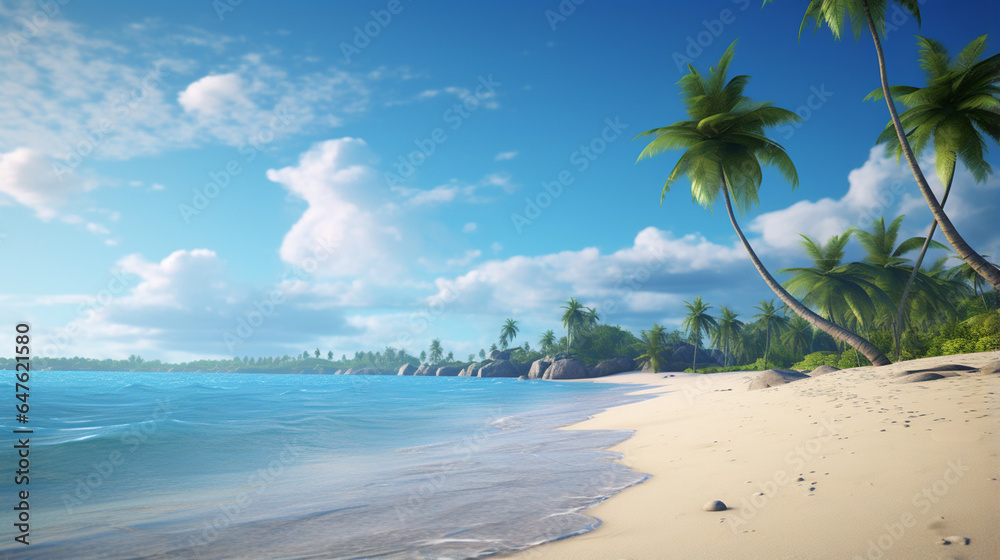 Background image of a quiet seaside atmosphere.