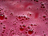 Bubble pink background texture. Bath foam, detergent