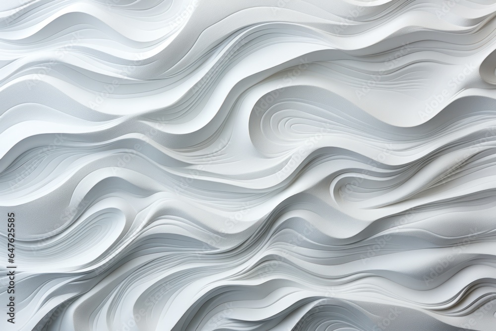 Fototapeta premium Abstract Painting with white color. Generate with ai