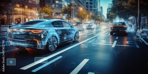 Autonomous Driving - The Future of Humanless Mobility, Advancing Technology and Intelligent Solutions Transform Traffic, Paving the Way for Self-Driving Vehicles photo