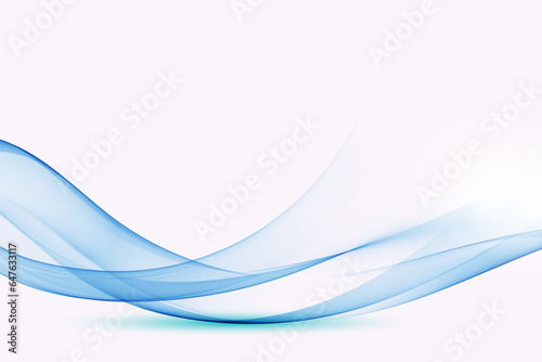 Wave design blue transparent lines,abstract wave flow.