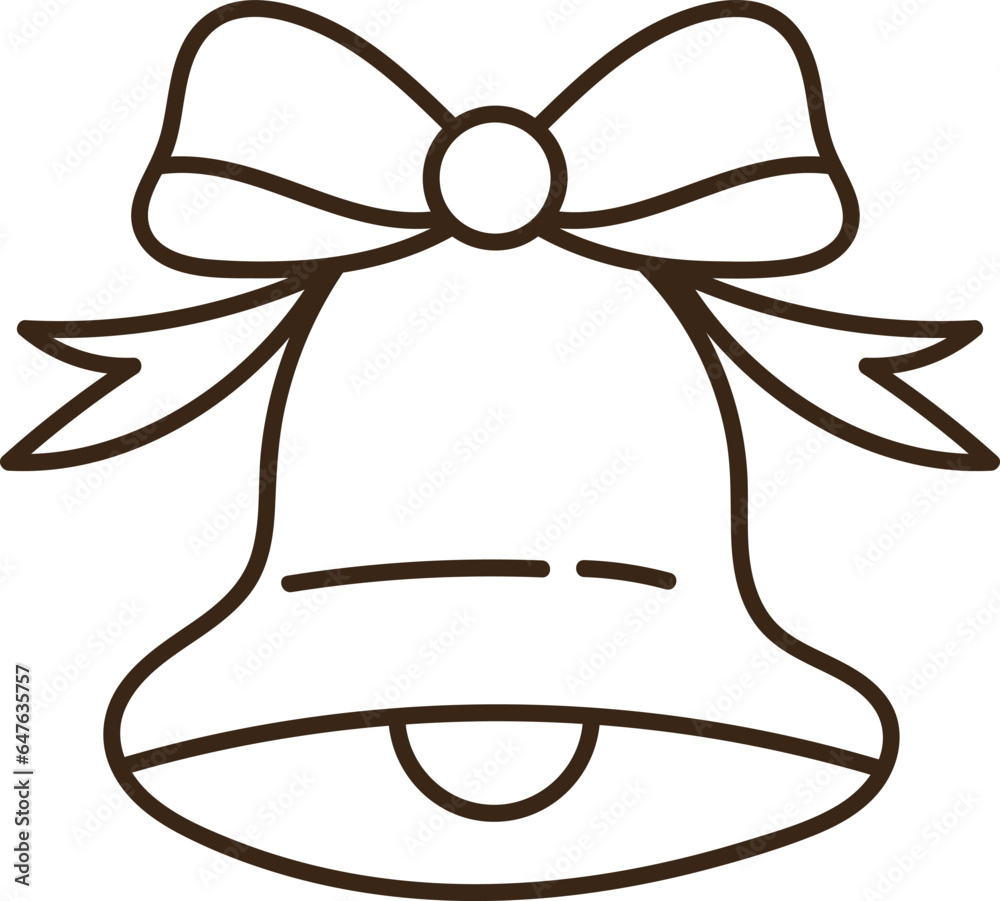 Bell With Bow Bell With Bow