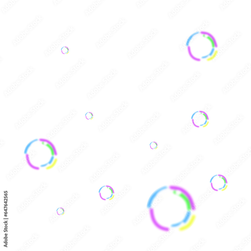 Coloured soap bubbles Coloured soap bubbles