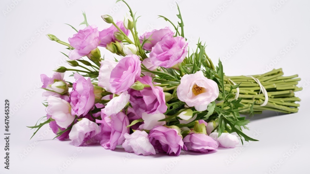 Set of pink peonies isolated on white. Pink flowers with leaves and bouquet of peonies. on white background Set of pink peonies isolated on white. Pink flowers with leaves and bouquet of peonies. on white background