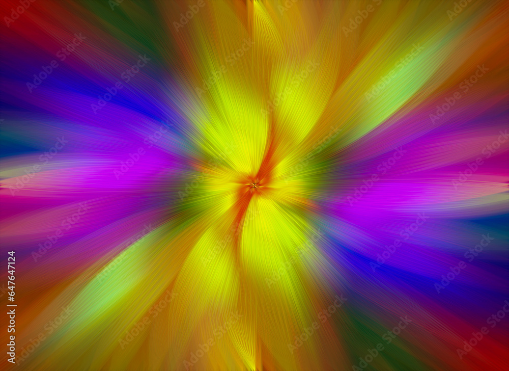 Abstract multicolored zoom effect background. Digitally generated image. Rays of versicolor light. Colorful radial blur, fast speed zooming motion, sunburst or starburst. Use for Banner Background Abstract multicolored zoom effect background. Digitally generated image. Rays of versicolor light. Colorful radial blur, fast speed zooming motion, sunburst or starburst. Use for Banner Background