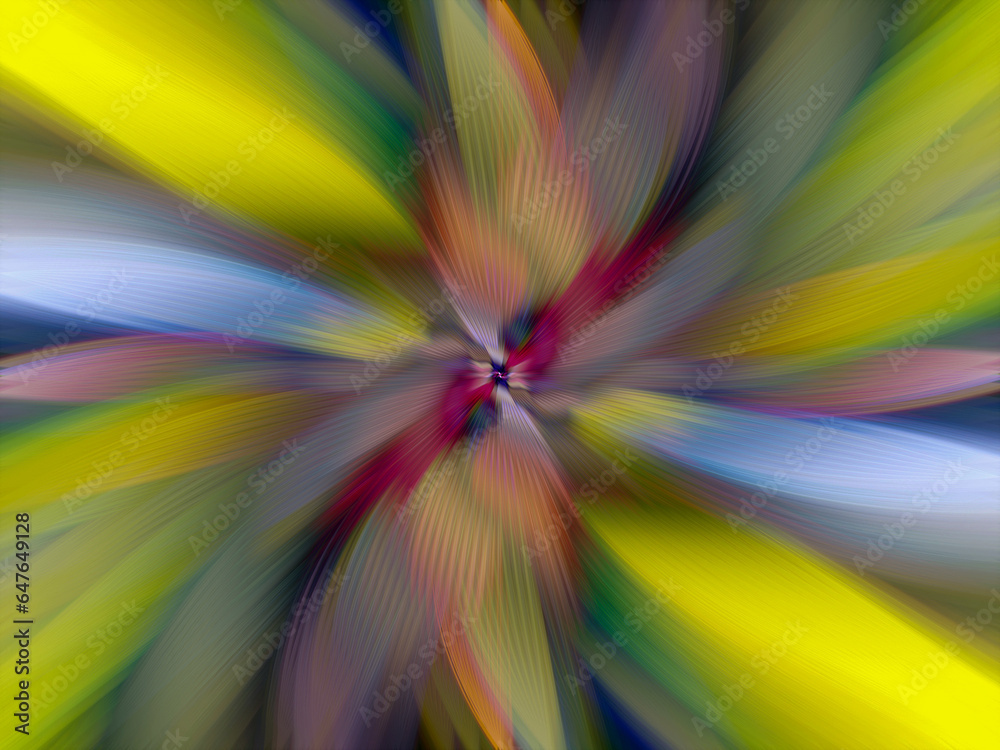 Obraz premium Abstract Twisted Light Fibers. Anime Effects Background Overlay Blend. Modern Fractal Floral Leaf Design Fantasy Majestic Background. Illuminated Light Painting. Computer Generated Majestic Wallpaper