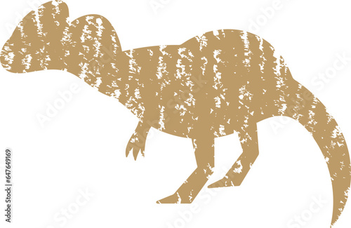 Dinosaur Grunge Silhouette