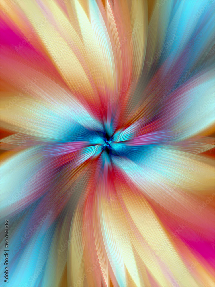 Obraz premium Abstract Twisted Light Fibers. Anime Effects Background Overlay Blend. Modern Fractal Floral Leaf Design Fantasy Majestic Background. Illuminated Light Painting. Computer Generated Majestic Wallpaper