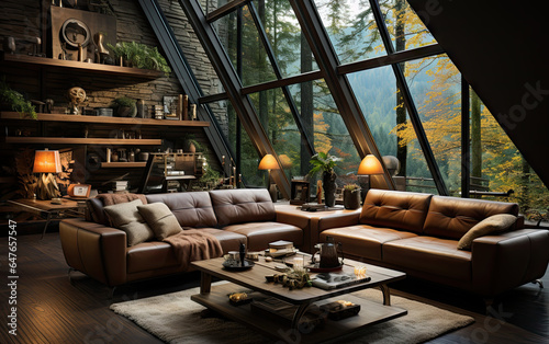 Eco Harmony: Modern Living in a Forest Chalet © Fatih
