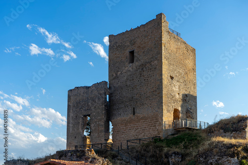 Castillo de los Padilla en el municipio de Calatañazor, España photo