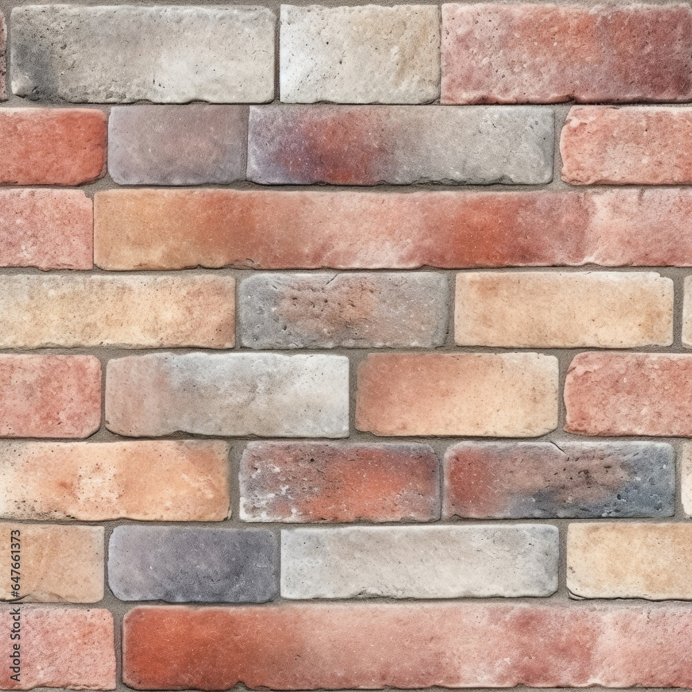Obraz premium seamless pattern of tile brick mortar background texture